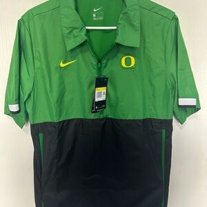 Nike Oregon Ducks 1/2 Zip On  Field Coaches Sideline Jacket-Size Small
